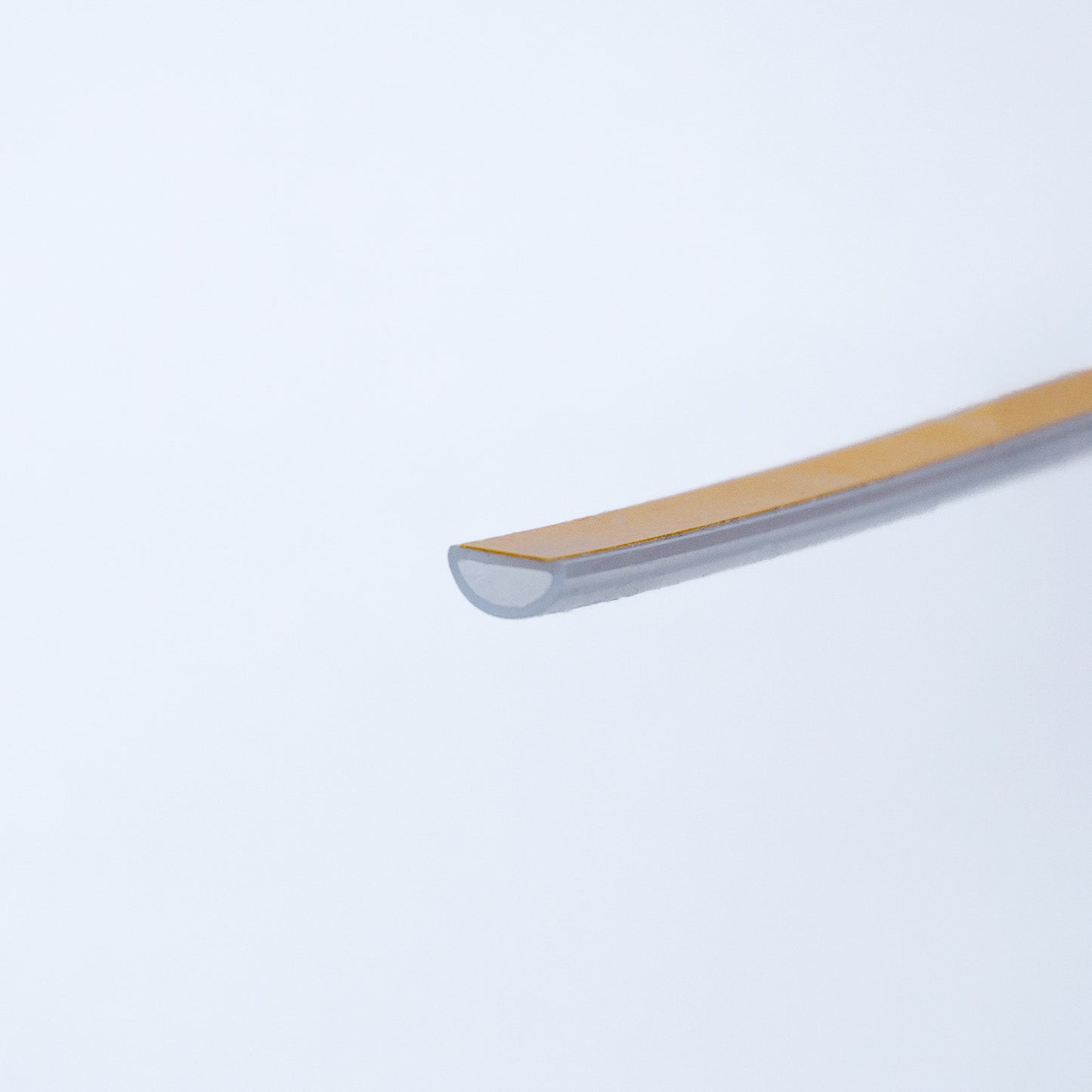 Silikon-Wulstdichtung, Transparent mit Klebeband - 8 mm für Spalt bis 6 mm