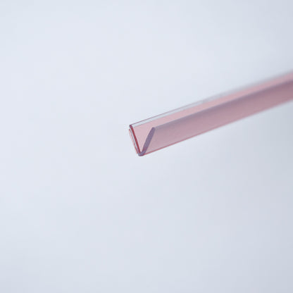 Vinyldichtung "V", transparent, 8 mm, mit Klebeband